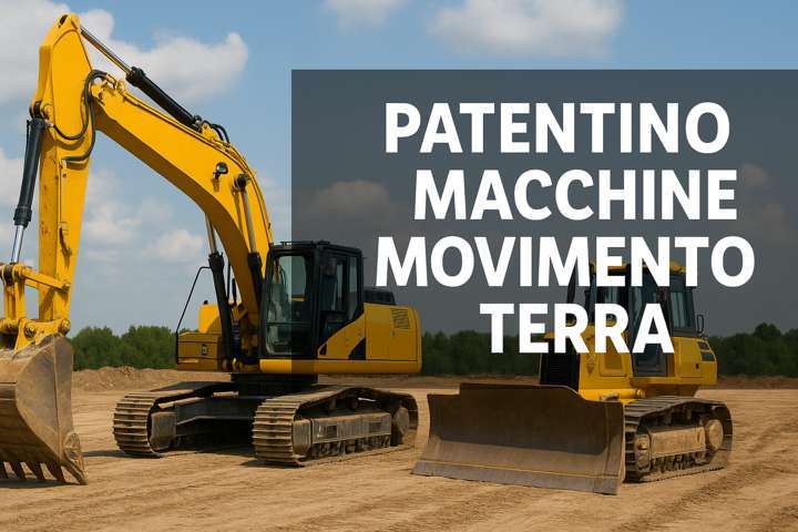 PATENTINO MACCHINA MOVIMENTO TERRA